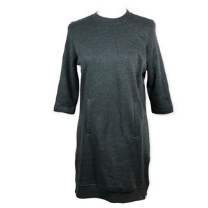 Fabletics Women's Gray Sweatshirt Half Sleeve Tunic